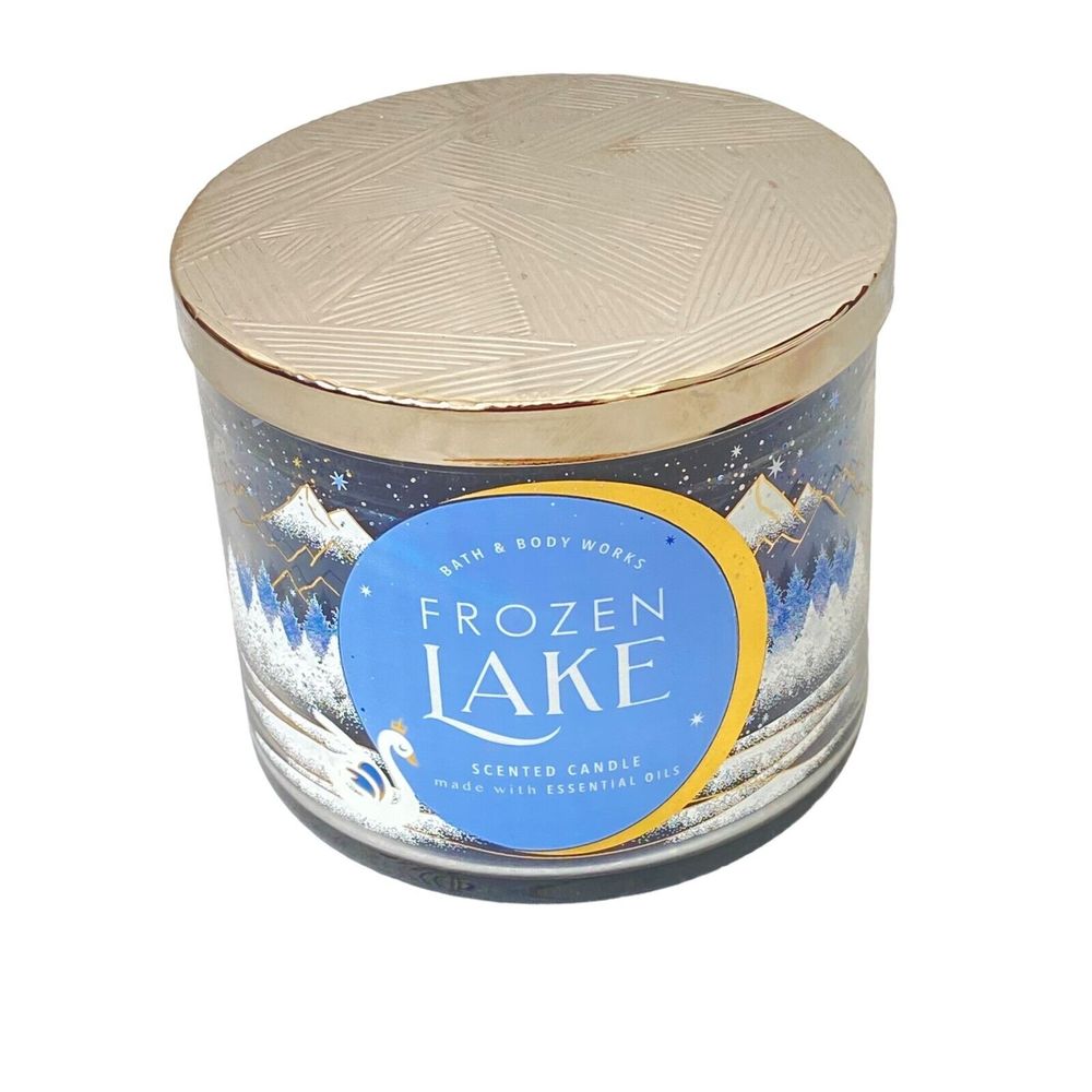 Bath & Body Works Frozen Lake Scented 3-Wick Candle 14.5 oz / 411g